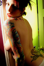 Busty tattooed punk hottie-06