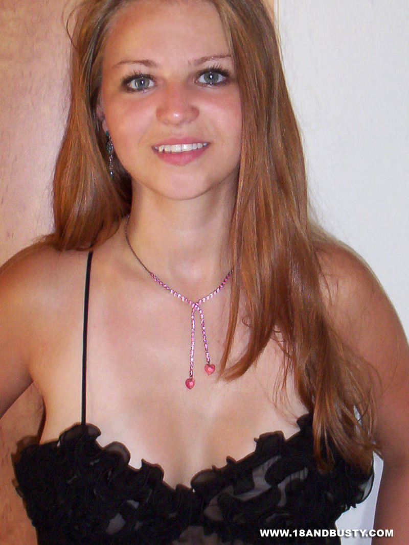 Busty amateur teen with big naturals-00