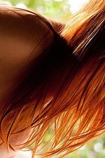 Sexy redhead Marie McCray getting naked-16