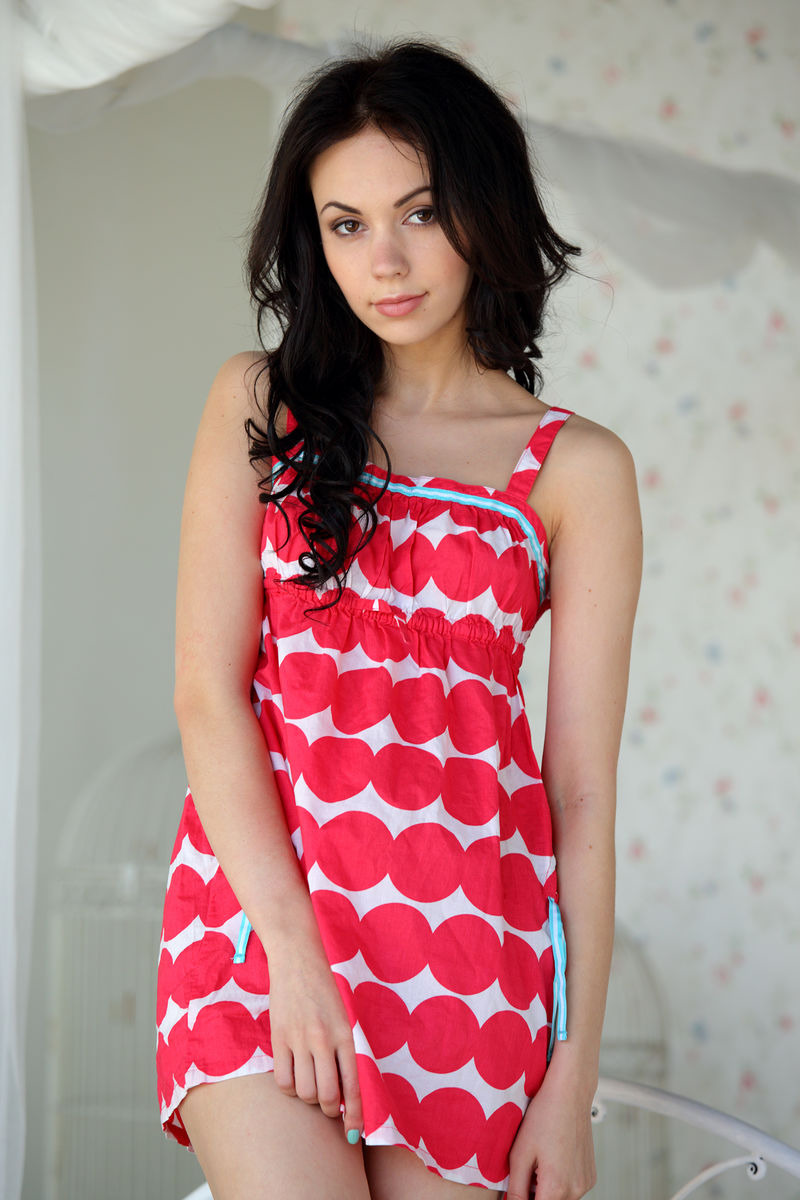 Joanna Takes Off Her Sexy Dress-00