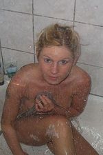 Wet and wild shower babes seductively posing-02