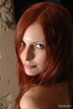 Redhead Babe Alyssa Flames Waring Hot Stockings-12