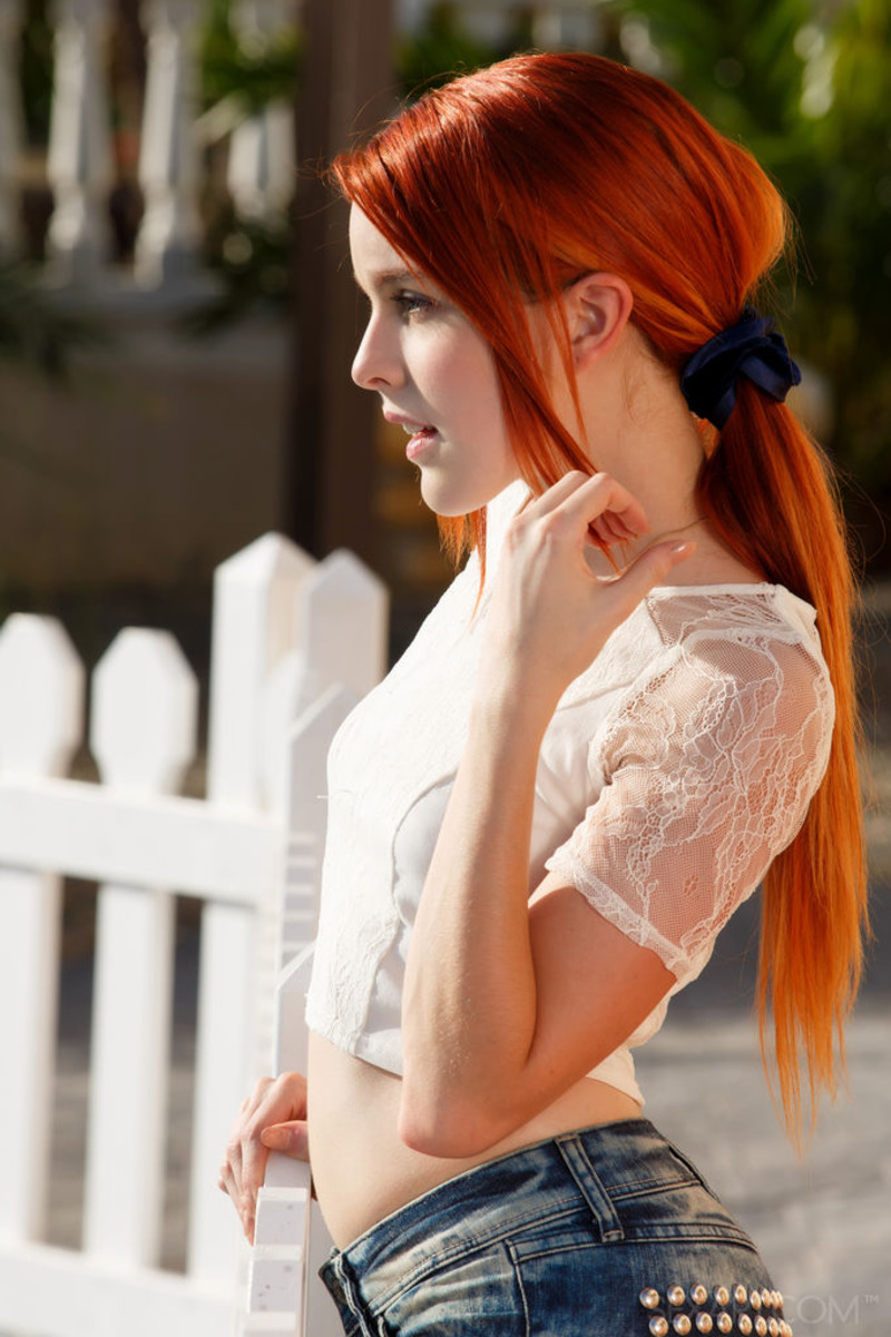 Naked Redhead Amarna Miller Gets Horny-05