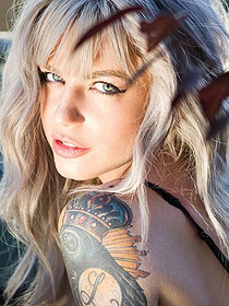 Tattooed punk teen