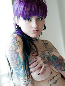 Tattooed punk hotty